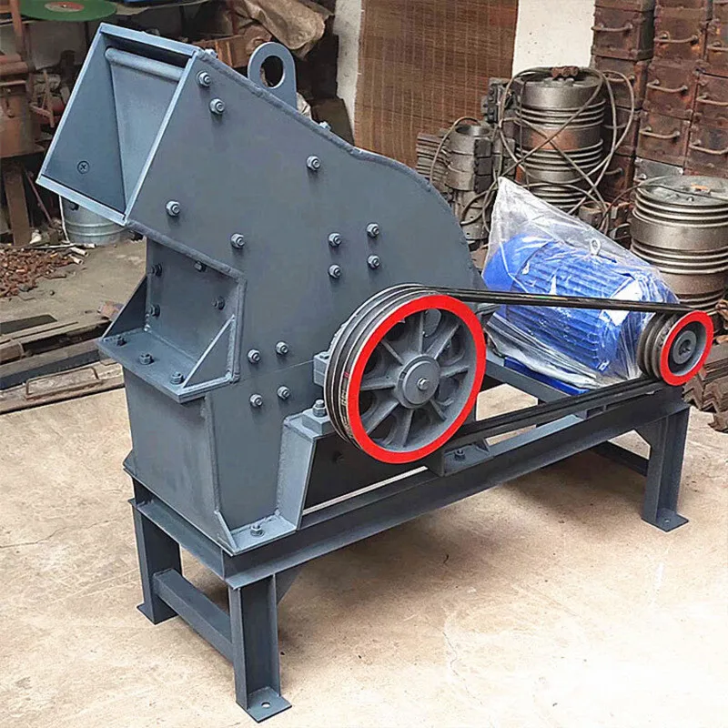Concrete Cement Block Hammer Crusher Oil And Electric Dual-Use Coal Slag Stone Glass Bottle Mobile Sand Making Machine
