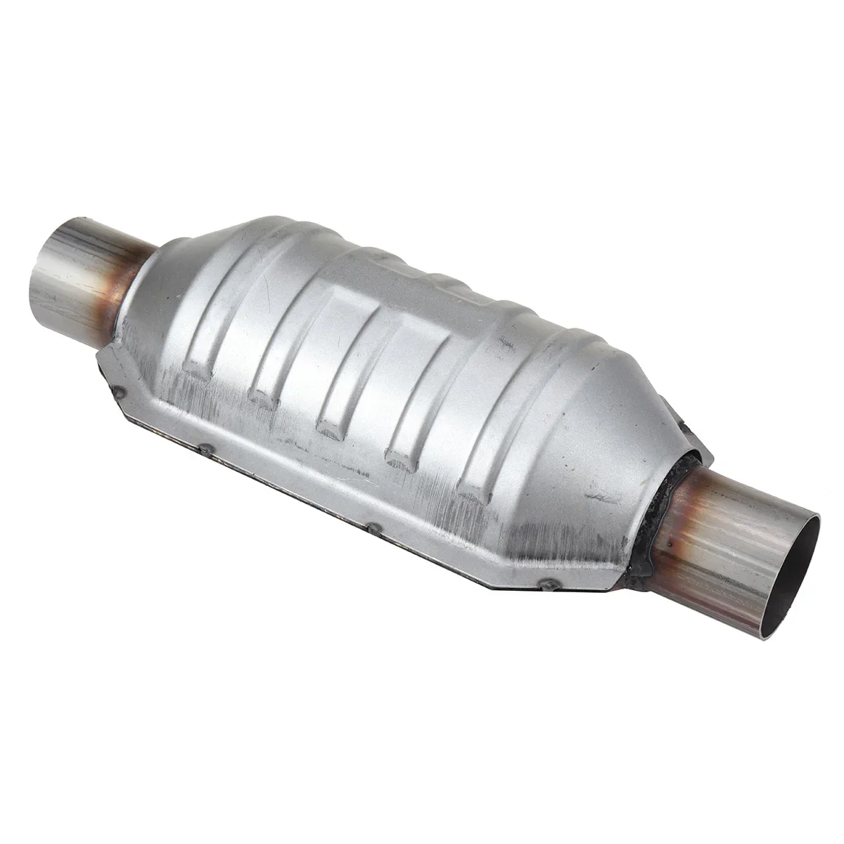 2" 51mm Catalytic Converter Exhaust System High Flow Stainless Steel Catalytic Converter Universal For 2.0L Car Auto Vehicles