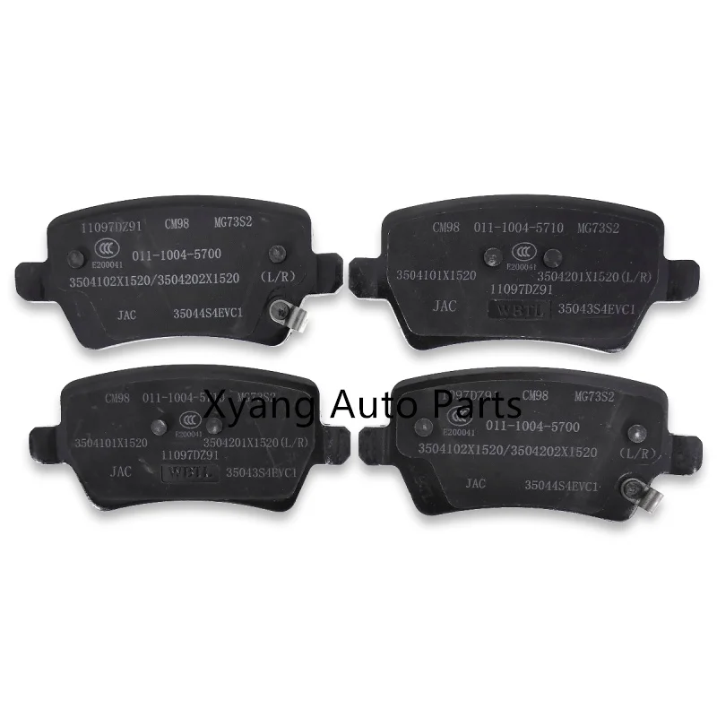 Rear Brake Pads Original For JAC E-JS4 E Sei4 Pro 3504100X1520-F101