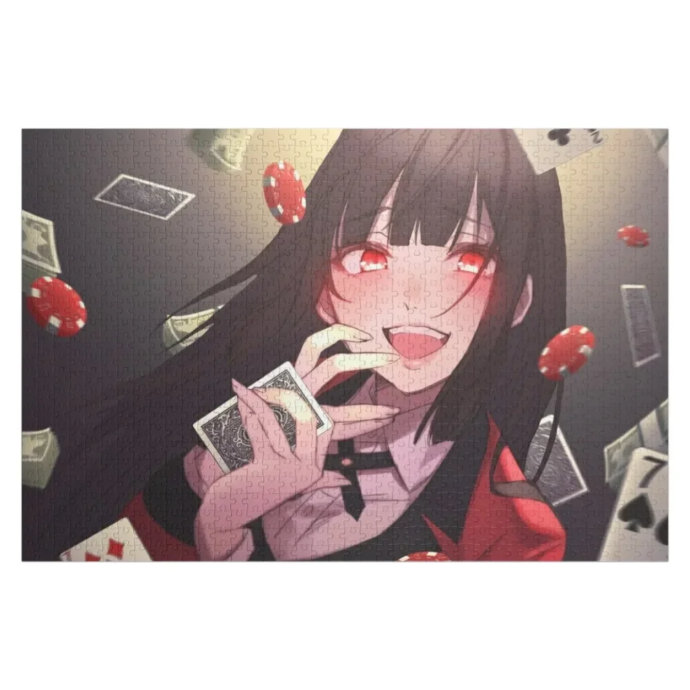 

Kakegurui - Yumeko Jabami cards anime Jigsaw Puzzle Customizeds For Kids Custom With Photo Custom Child Puzzle