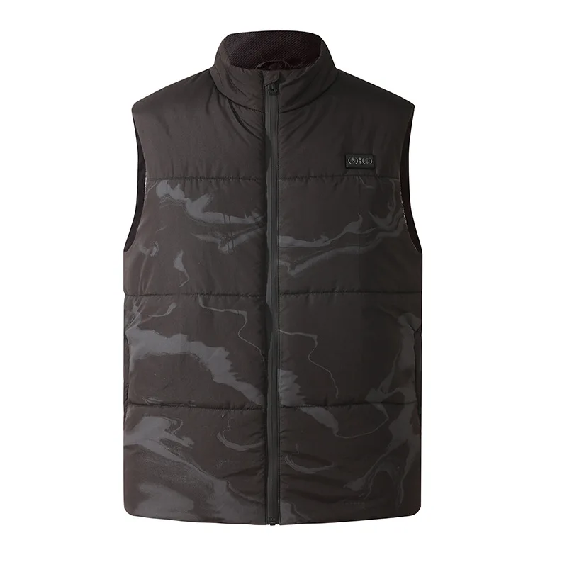 Winter Unisex Electric Heated Vest Loose Fit Casual Sleeveless Waistcoat Outdoor Sport Thermal Warm Heating Vest for Men Women