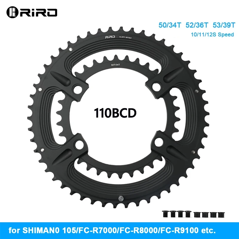 

Road Bike 4 Bolts 110BCD Chainring 105 FC-R7000 / ULTEGRA FC-R8000 / DURA-ACE FC-R9100 Asymmetric 50-34T 52-36T 53-39T