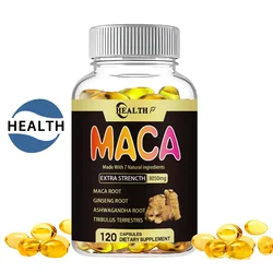 HEALTH Maca Ginseng Ashwagandha Tribulus 8050mg for Muscle Mass Endurance Vitality