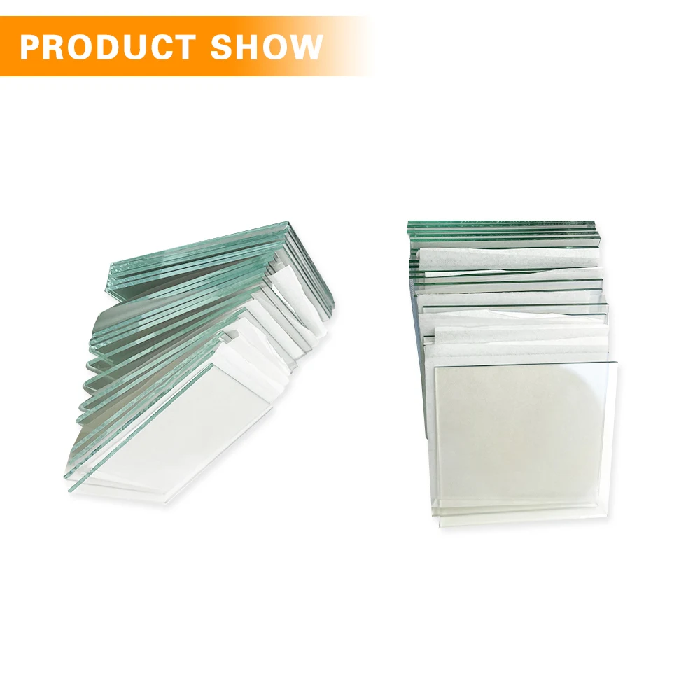 Imagem -03 - Fto Revestido Vidro Condutor 15x15x2.2 mm 15ohmsq 100 Pcs Laboratório Transparente Vidro Condutor Flúor Dopado Óxido de Estanho