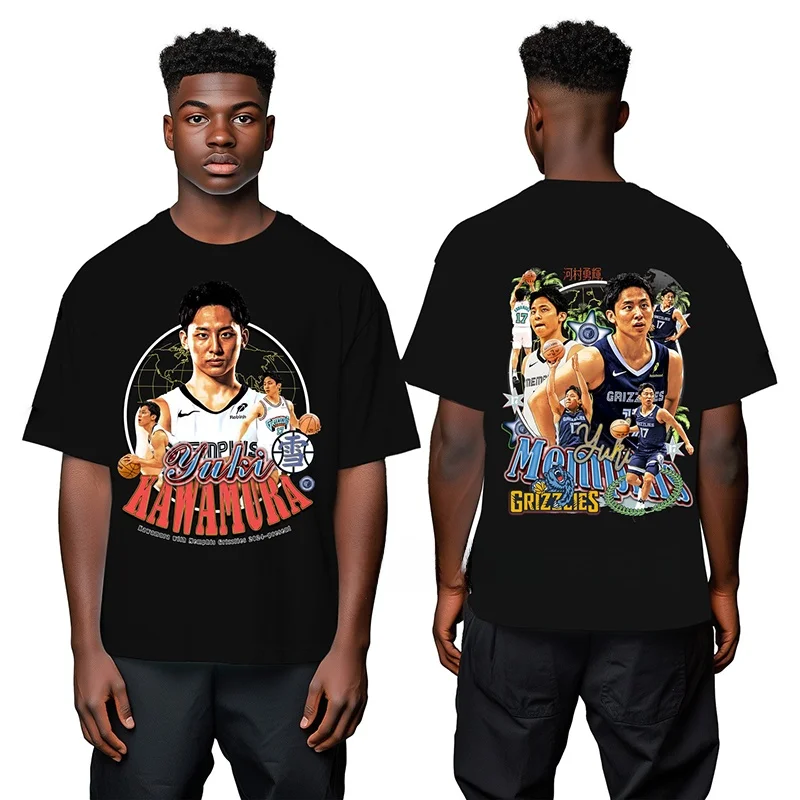 

Футболка Homage Tees свободного кроя с принтом американского звездного игрока, в стиле ретро, уличная, молодежная, модная, хлопковая, с круглым вырезом