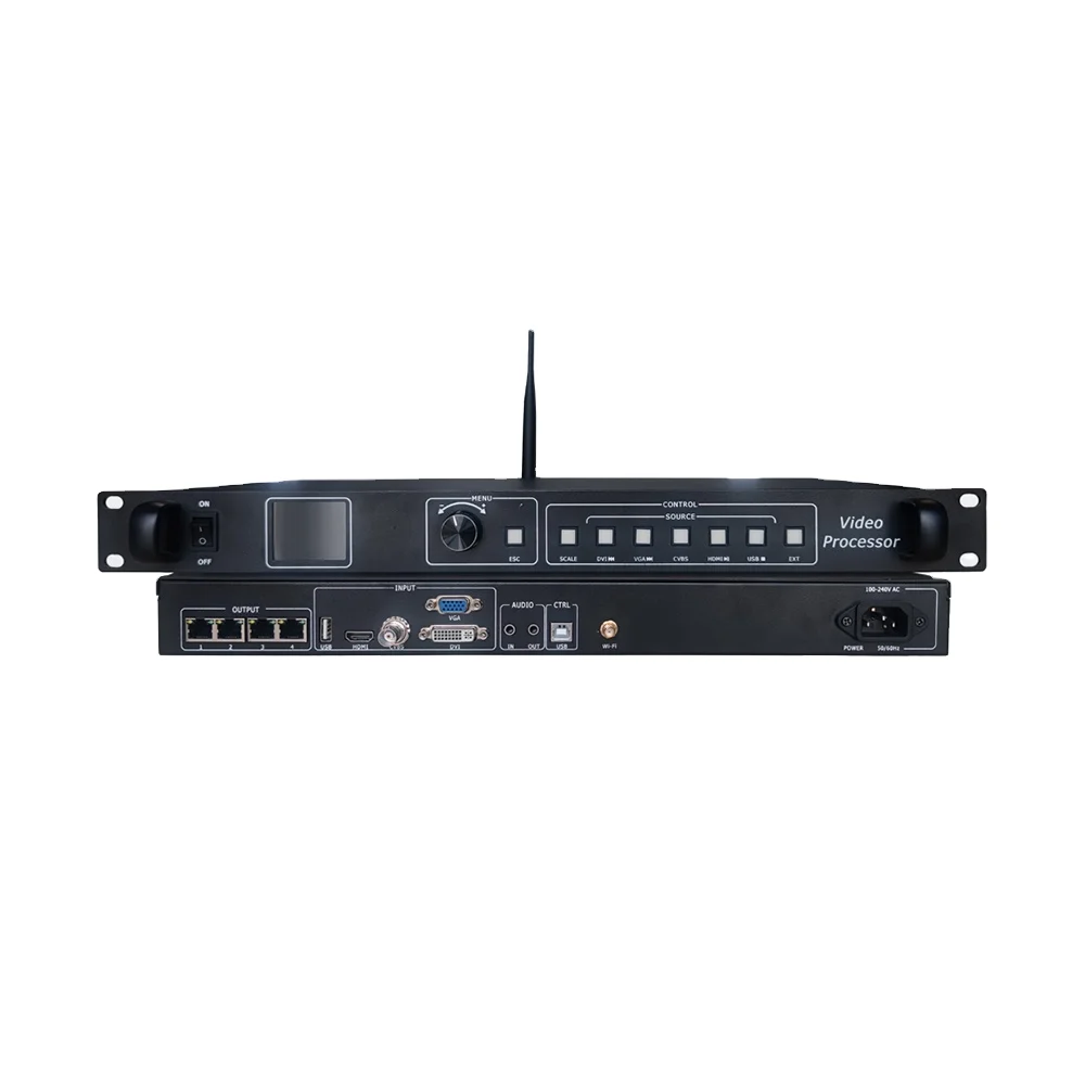 HUIDU HD-VP210H HD-VP410H 3-in-1 Video Processor for Indoor  Outdoor LED Display High Compatibility with High Compatibility