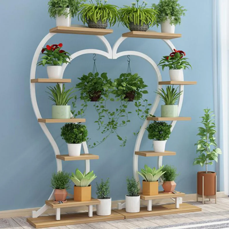 Iron Multi-layer Flower Stand Indoor Floor Plant Stand