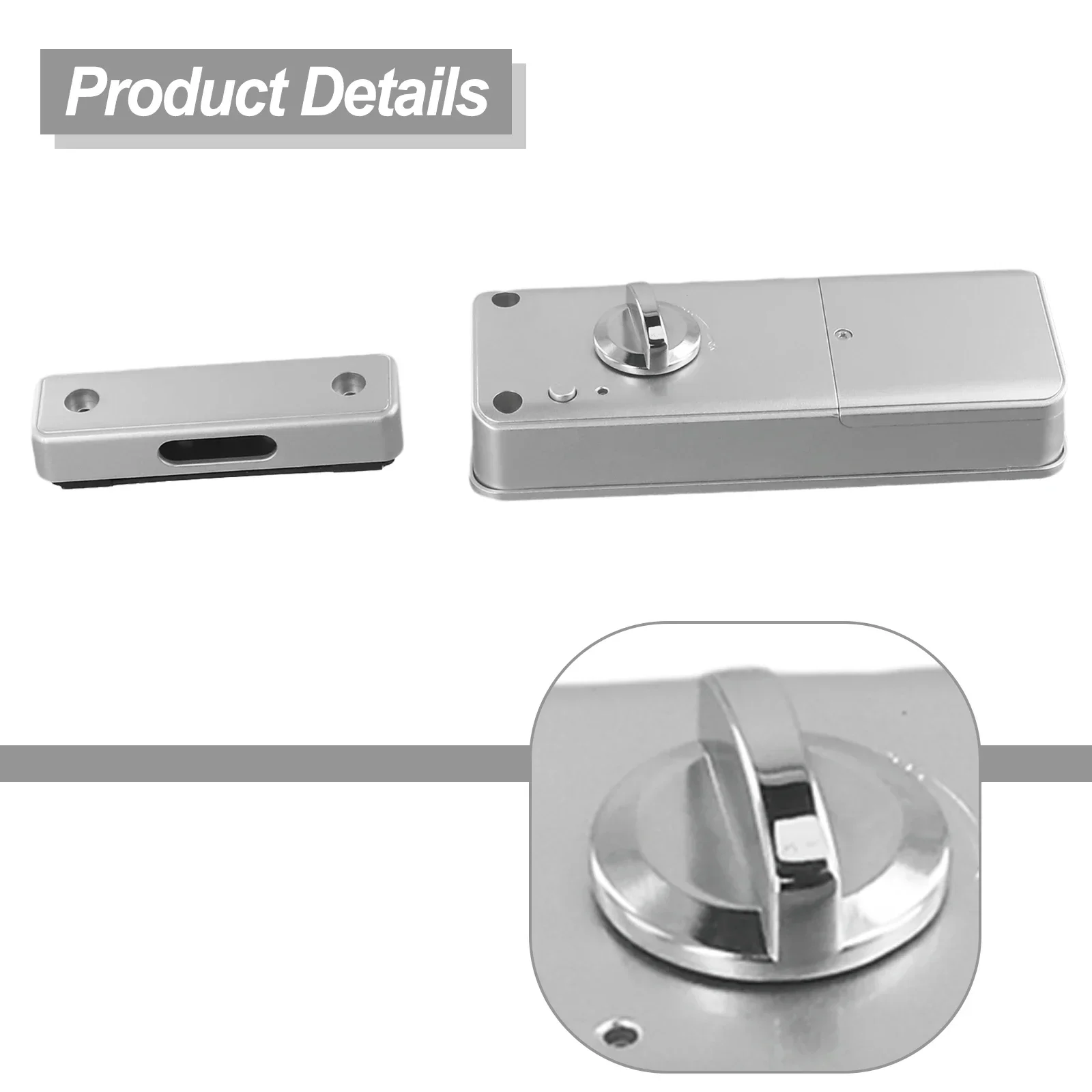 1 pçs fechadura da porta inteligente fechadura do motor elétrico inteligente invisível fechadura da porta de madeira fechadura da porta interna para tuya app/desbloqueio de cartão