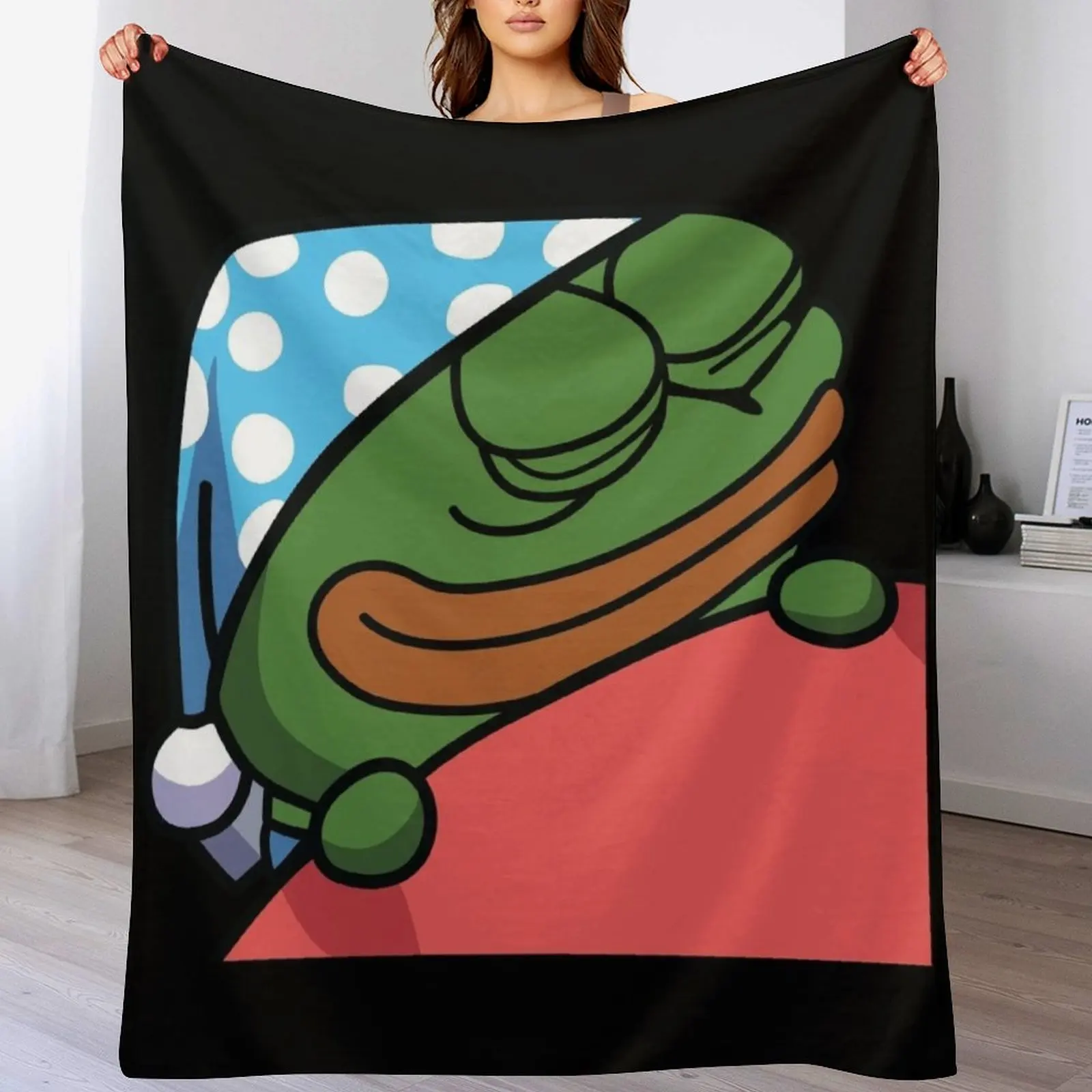 Bedge Emote High Quality Throw Blanket Blankets For Sofas Summer Blankets