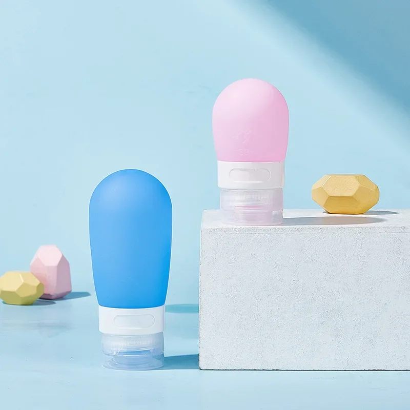 1 stks Reizen Draagbare Siliconen Hervulbare Fles Shampoo Body Wash Huidverzorgingsproducten Lege Flessen Druk Type Reizen Essentials