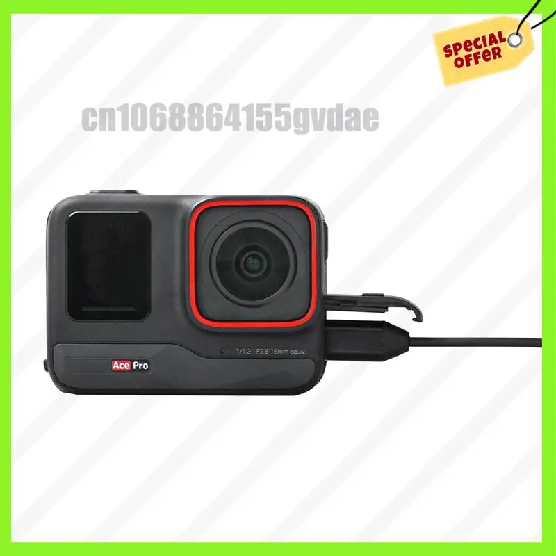 Insta360 Ace/Ace Pro/Ace Pro 2用 A61K コンデンサーラベリアマイク カラークリップマイク