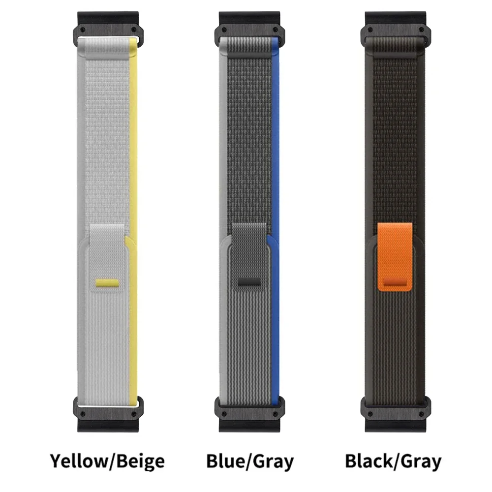 22mm 26mm Loop Nylon Quick Release Strap for Garmin Fenix 7X 7 Pro Fenix 6X 6 5X 5Plus Tactix 7 Forerunner 965 955 Enduro 3 Band
