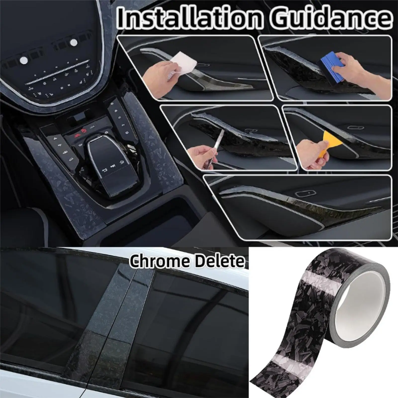 

Кованая пленка из углеродного волокна, самоклеящаяся ПЭТ кованая авто наклейка, наклейка на автомобиль, пленка для автомобиля, рулон для внутреннего и внешнего автомобиля