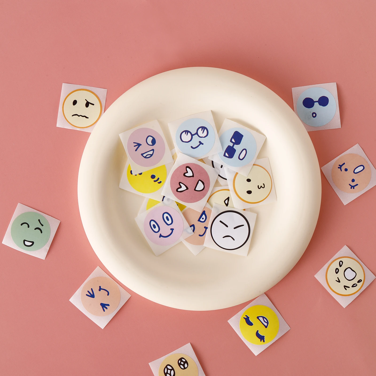 Cartoon Cute Emoticon Reward Stickers Teacher Praise Stickers Motivational Learning Self-Discipline Chart Decoration Stickers