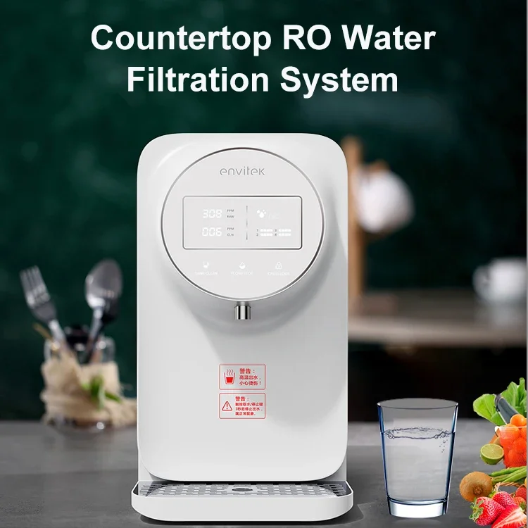 New Arrival Zero Installation Countertop 5 Stage Reverse Osmosis Water Filter System For Home