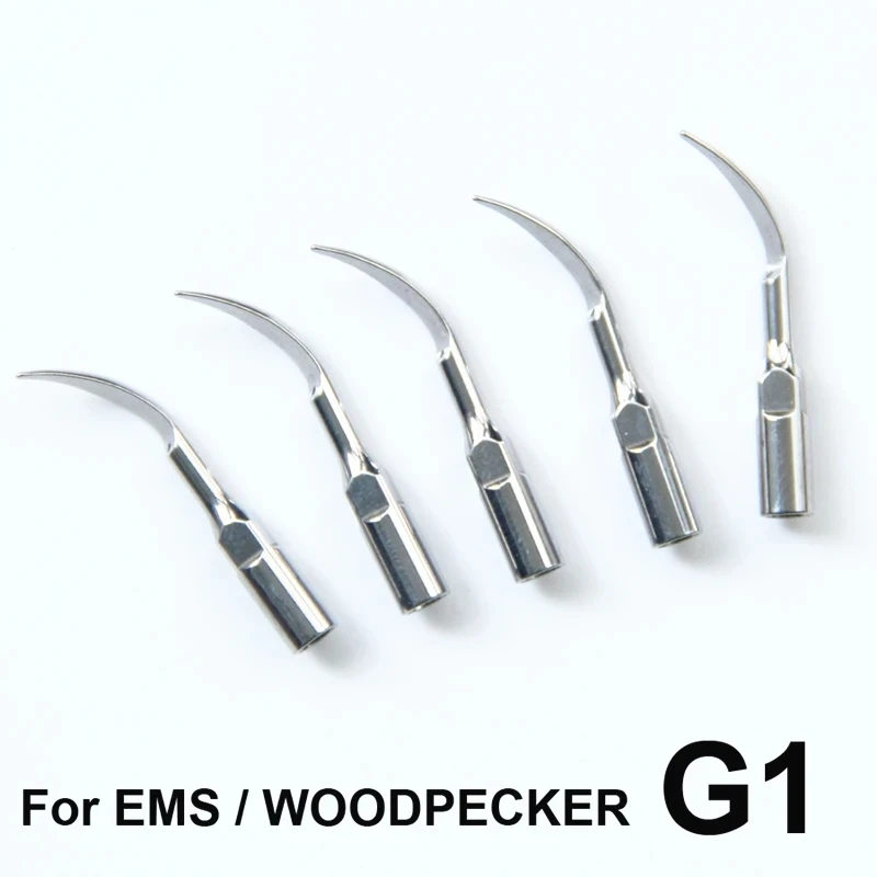 Dental Ultrasonic Scaler Dicas, Handpiece Supragingival Escala, Aço inoxidável, Fit EMS e Woodpecker