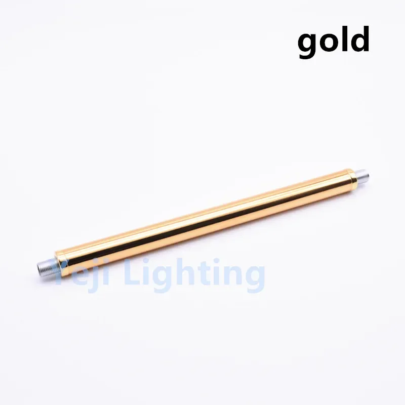 M16 Hollow Chandelier Rod Pendant Hanging Light Connection Lâmpada do dente Tubo, Tubo de rosca M10 para luzes LED, 16mm