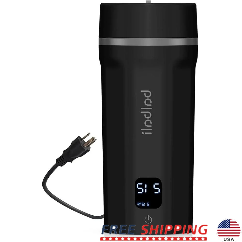 

Portable Electric Kettle Travel Dual Voltage 100-250V 6 Preset Temperatures Leak-Proof Fast Heating Compact Design Hot Water
