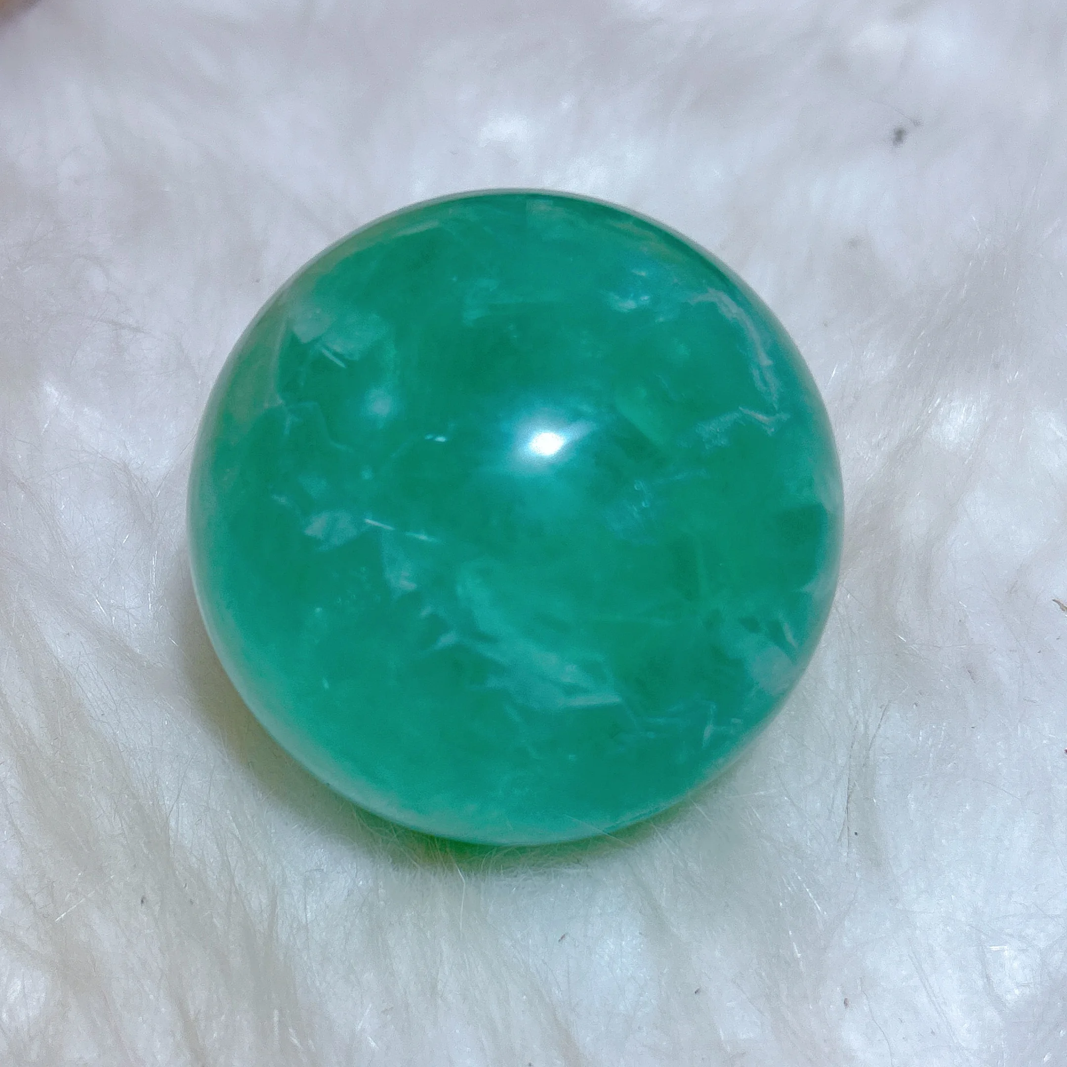 Healing Natural Crystal Lake Blue Fluorite Sphere Polished Ball Spiritual Gemstone Obelisk Mineral Home Decoration Gift