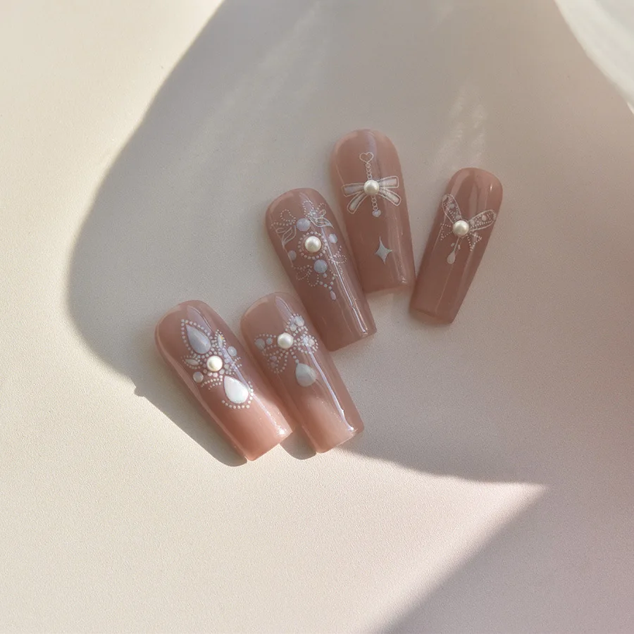 สติกเกอร์ติดเล็บติด5D 1แพ็คสติกเกอร์ติดเล็บติดเพชรคริสตัลสุดหรูคุณภาพสูงสติกเกอร์ตกแต่งเล็บย้อนยุคผีเสื้อดาวดวงจันทร์