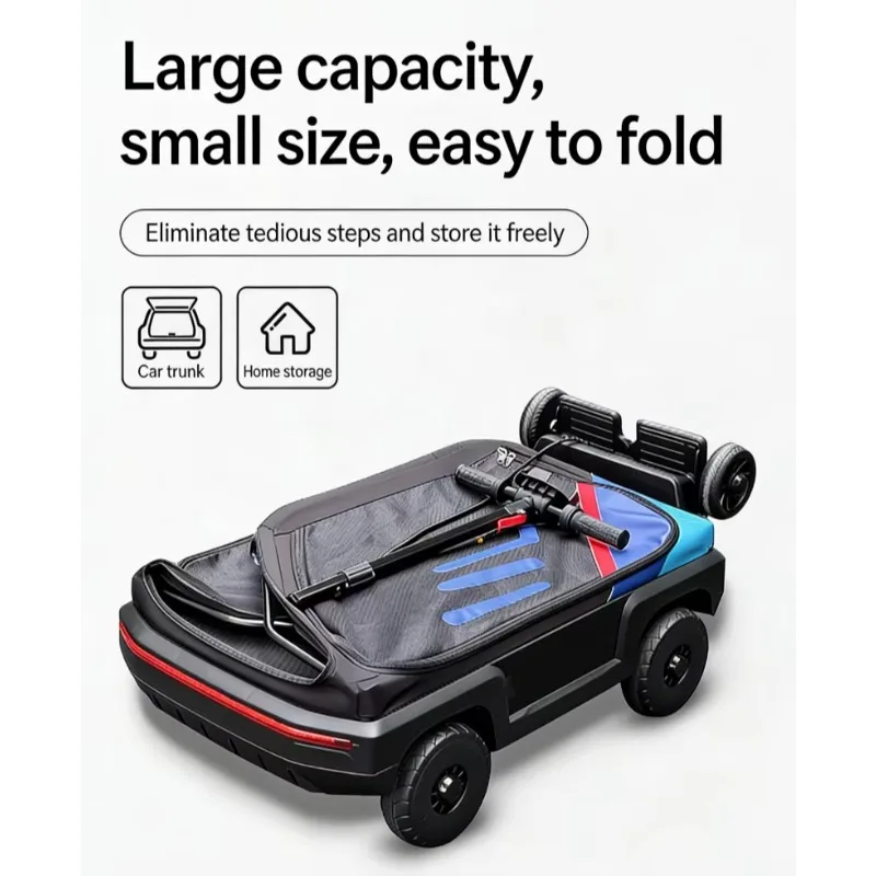 Electric Folding Steel Frame Pet Stroller