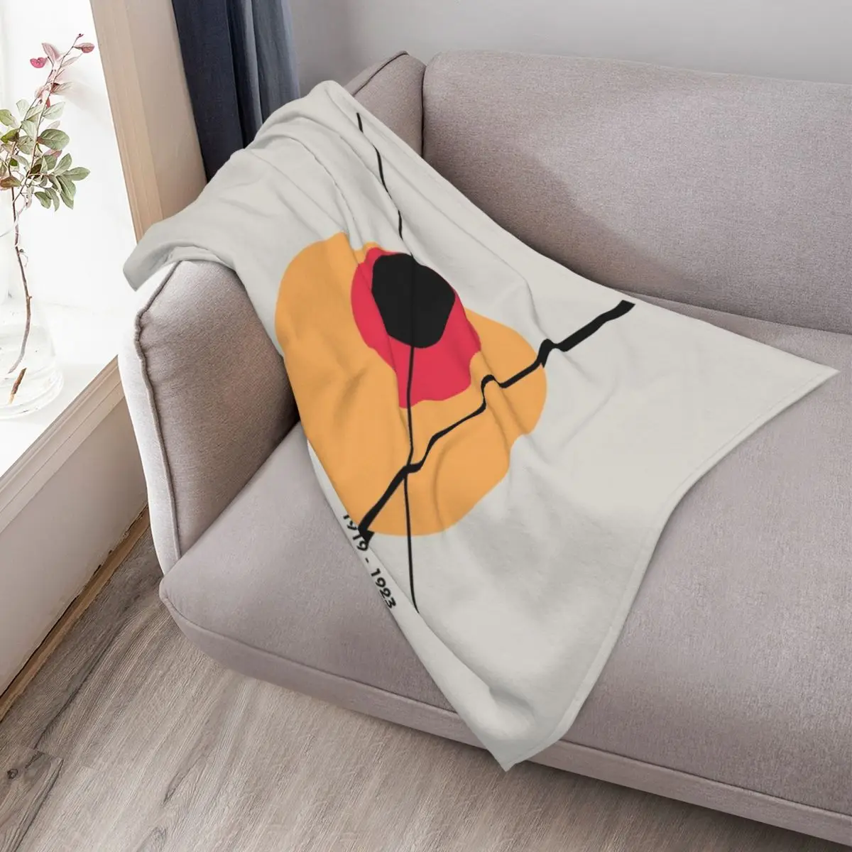 باوهاوس الحداثية أنا بساطتها 1919 - 1923 رمي بطانية الصيف الفراش لينة منقوشة لينة سرير البطانيات المخصصة