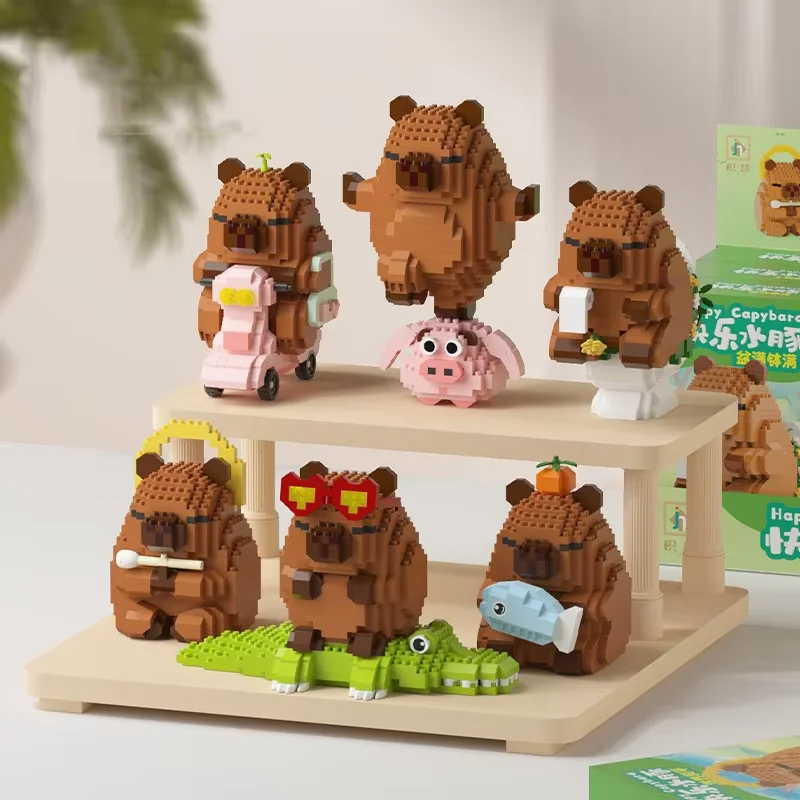 Mainan Balok Susun Mini Capyba - Kids Toys Under £5 ulasan dan harga