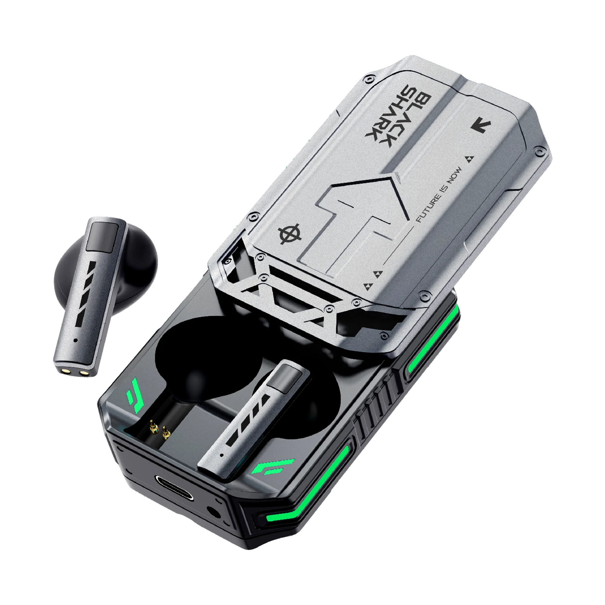 Black Shark T11 TWS Wireless Earbuds with Active Noise Cancellation, Bluetooth 5.3, 30 Hour Battery Life, RGB Light, Low Latency