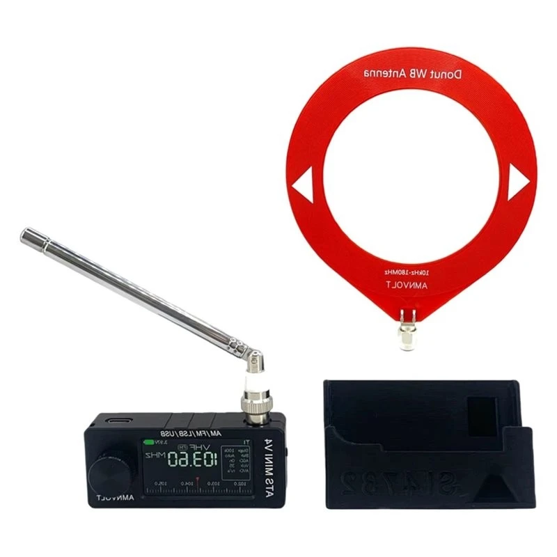 Y23A-V4 ATS MINI SI4732 Radio Full Kit ALL Band DSP Radio FM AM SSB LSB USB Receiver Built-In Hi-Z Headphone Amplifier