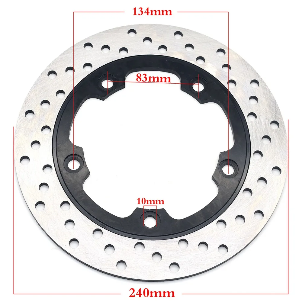 Rear Brake Disc Rotor For Suzuki GSF650 Bandit 2005-2015 GSX650 2008-2015 SFV650 Gladius 2009-2015 SV650 2007-2021 SV650X 18-21