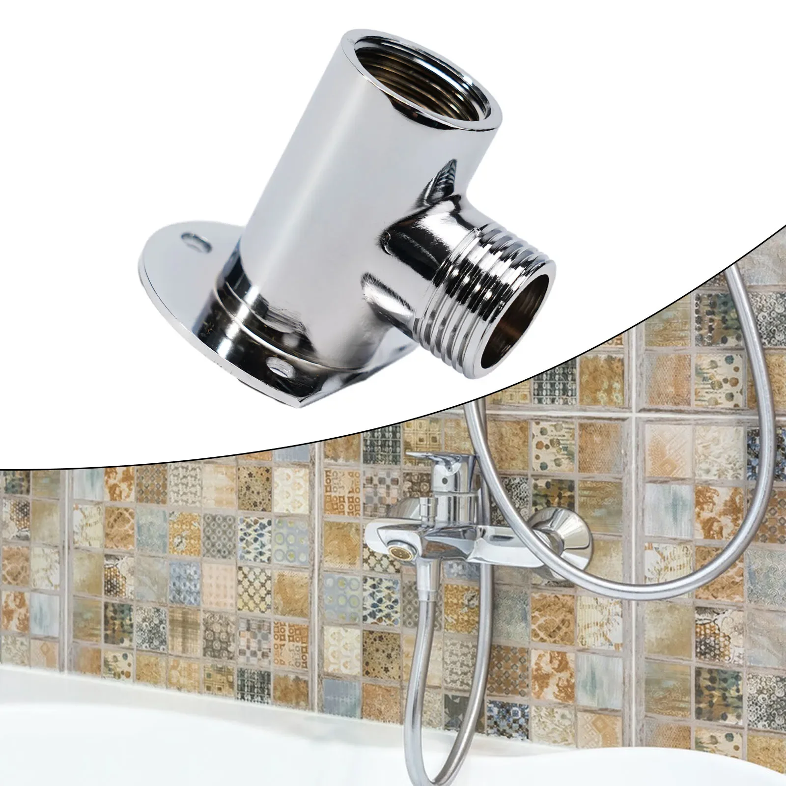 Rust Proof Stainless Steel Shower Head Extension Hose with Secure Wall Mounting System for Consistent Water Flow Performance