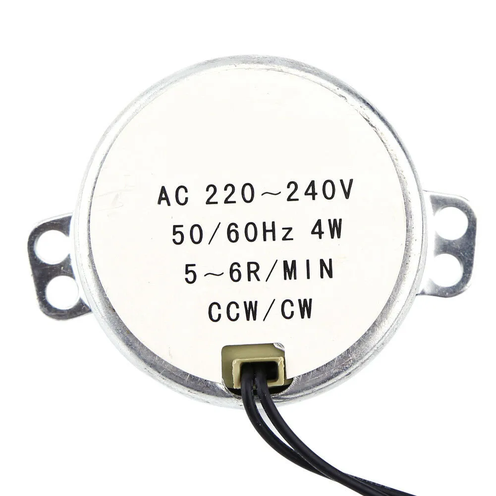 Light Weight Motor 1 Set 50 60Hz 50TYC AC Motor AC220-240V Replacement Small Size Turntable Synchronous Light Weight