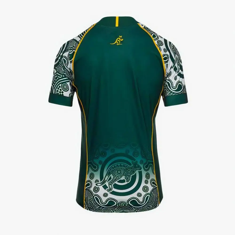 2024 Australian Rugby Jersey 3d Printing Fashion Sportswear Training Wear Children’s Clothing Family Set 2024 Kids Clothes Tops