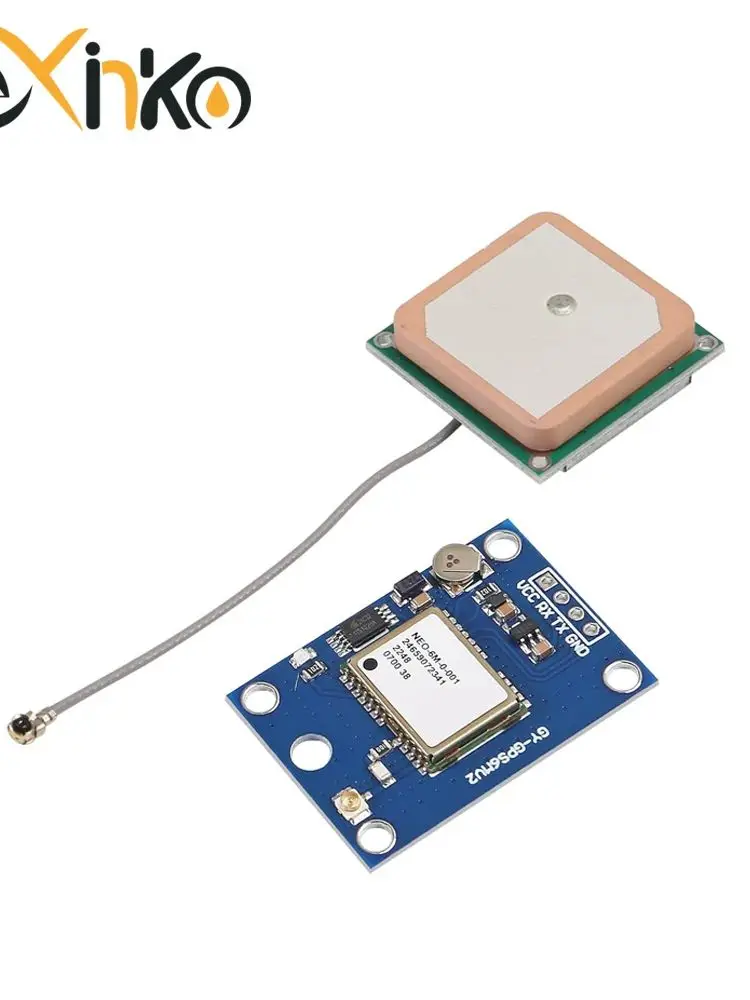 1-10 szt. GY-NEO6MV2 Nowy moduł GPS NEO-6M NEO6MV2 z kontrolą lotu EEPROM MWC APM2.5 duża antena dla Arduino — zdjęcie produktu 7