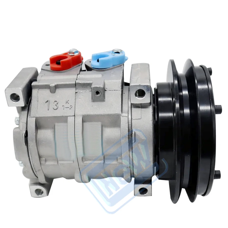 AC Compressor 10S13C For JOHN DEERE HITACHI Hyundai 03-256-EIR 4709228 4721999 FXB00001040 503-254 4721999 ZX870H-5G ZX870LC-5B