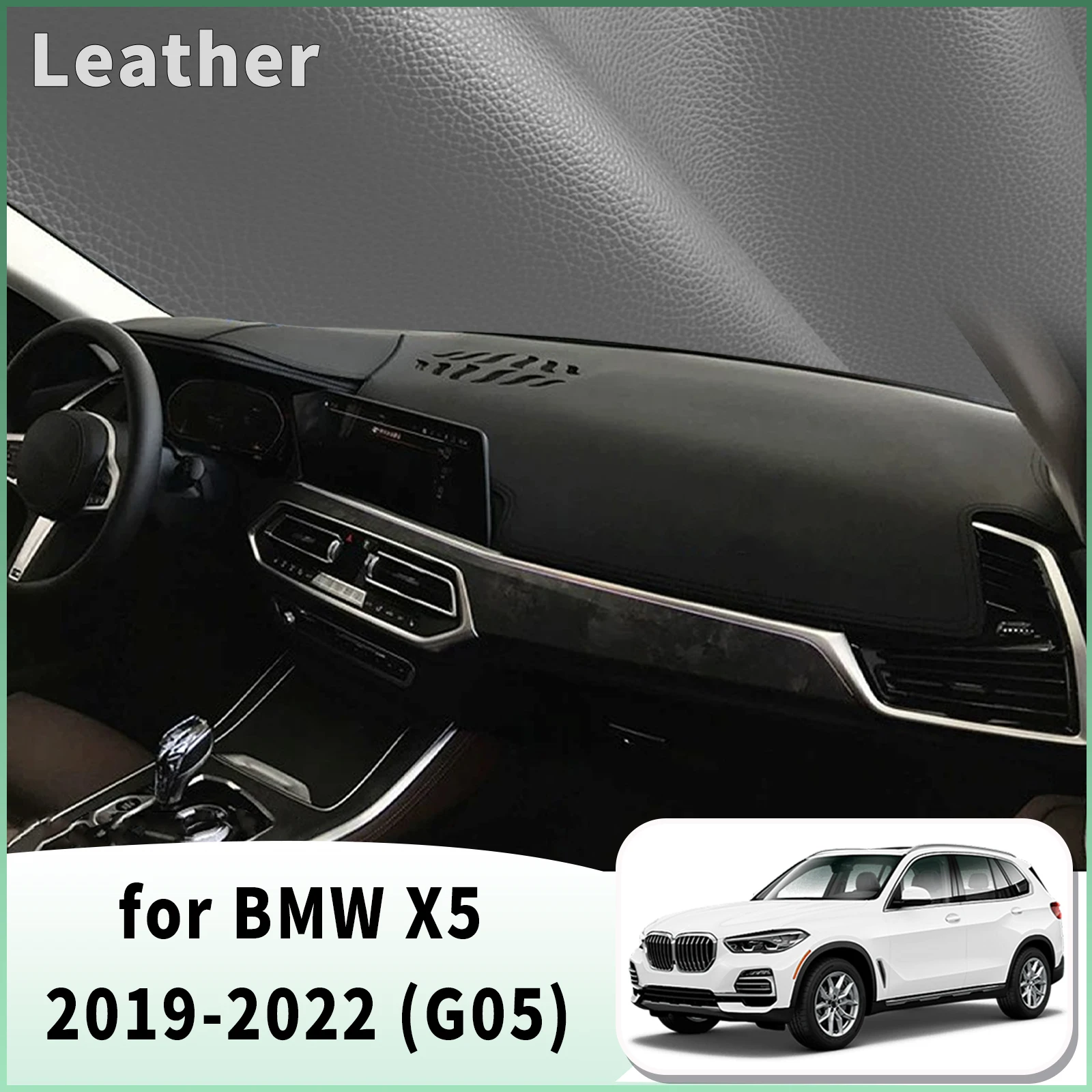 for BMW X5 G05 X5M 2019 2020 2021 2022 Dash Mat Dashboard Cover Dashmat Universal Anti-Reflection Heat Insulation Sun Protection