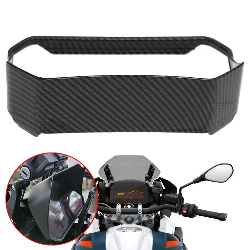 

For BMW R1200GS R1250GS LC ADV F850GS F750GS S1000XR F900R/XR Carbon Look Accessories Sun Visor Instrument Hat Cover Protection
