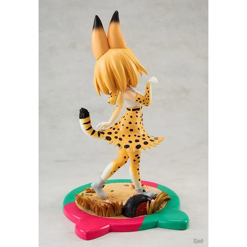 Stock Original KADOKAWA Leptailurus Serval Kemono Friends Kingdom 1/7 22cm  Authentic Collection Model Animation Character Toy