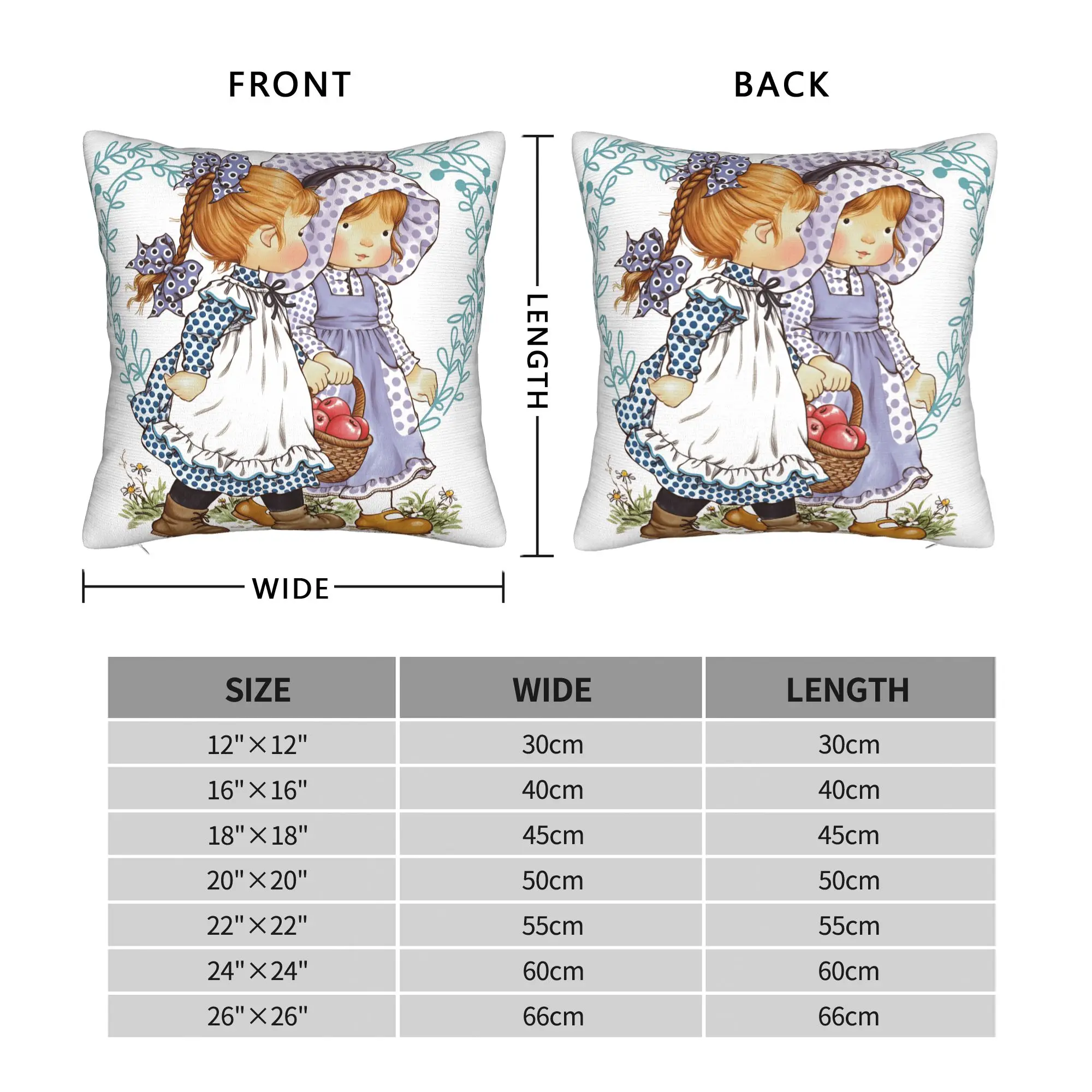 Art Sarah Kay Swing Girl Pillow Case  Cute Funny Pillow Cover Comfy Pillowcases For Couch Sofa Bedroom