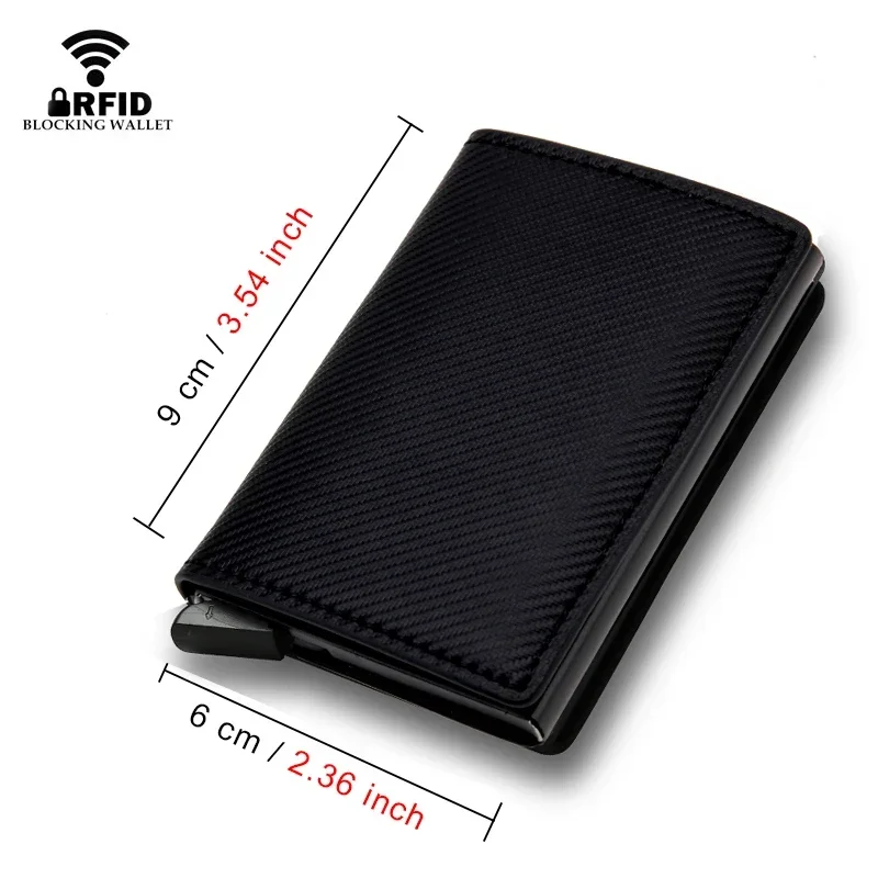 Anti Rfid Credit Card Holder Smart Minimalist Wallet Pocket Men Women Slim Cardholder Bank Secure Creditcard Case Dropshipping