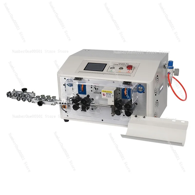 Automatic computer wire stripping machine Cable wire cutting offline  cutting  stripping machine