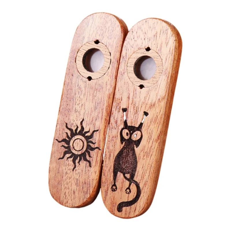 Wooden Kazoo Film Kazoos Accompaniment With Ukulele Guitar Violin Portable Musical Instrument For Kids Adult Christmas Gifts