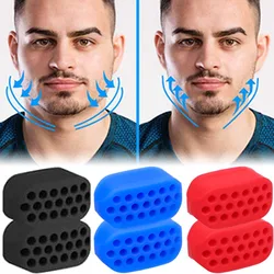 New Mandibular Trainer Cheekbone Double Chin Reducer Neck Jaw Exerciser Dewlap Slim Face Training Balls Ilicone Masseter Ball