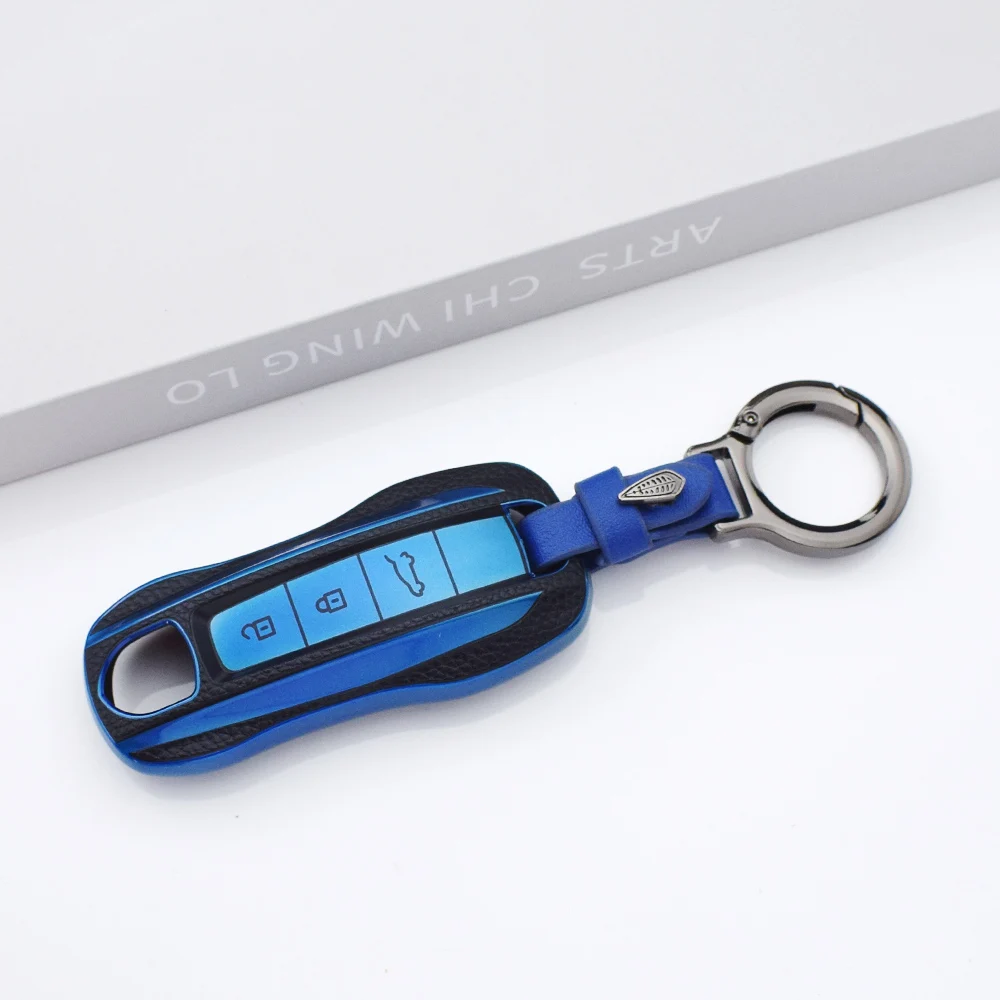 TPU Car Smart Remote Key Case Fob Covers for Porsche Panamera Carrera Macan Boxster Cayman Cayenne Taycan 911 970 981 991 Shell
