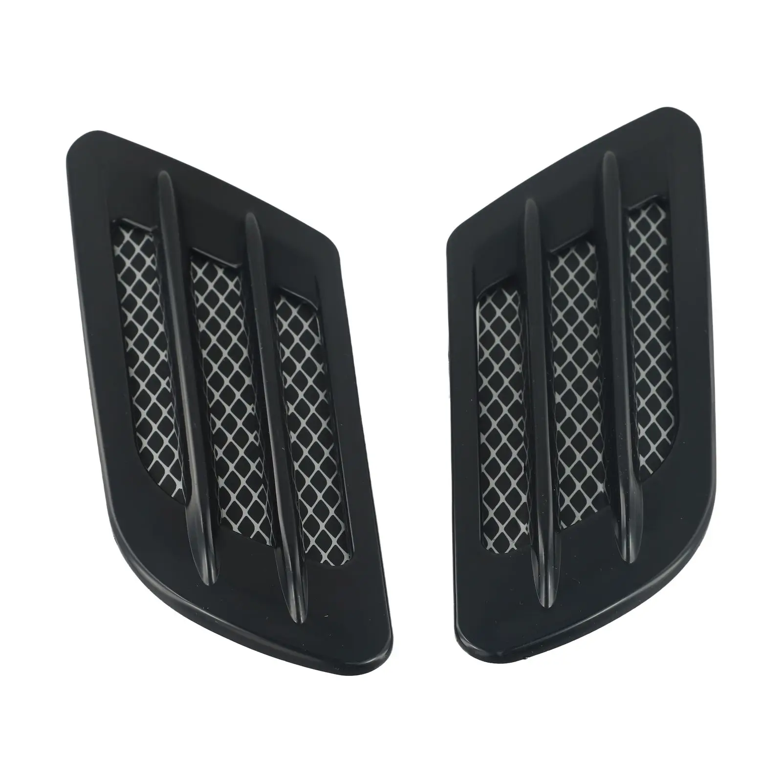 

Декоративные накладки на боковые вентиляционные отверстия капота автомобиля (пара) для улучшения воздушного потока, замена декоративных наклеек