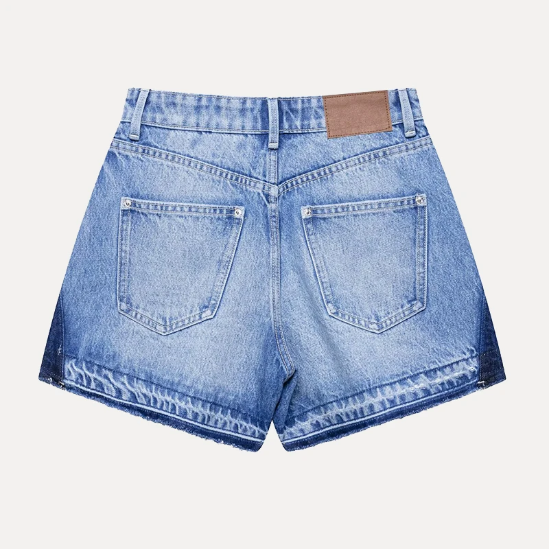 

Comfortable Loose Jeans orts Women's Versatile Summer New Sle 2025 Casual Faion Polyester Fabric Blue Denim orts
