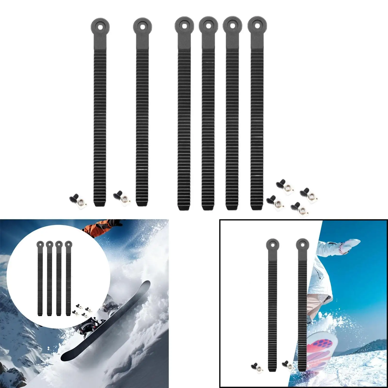 Snowboard Ankle Straps Fixing Holder Accessories Parts Ladder Straps for Repair