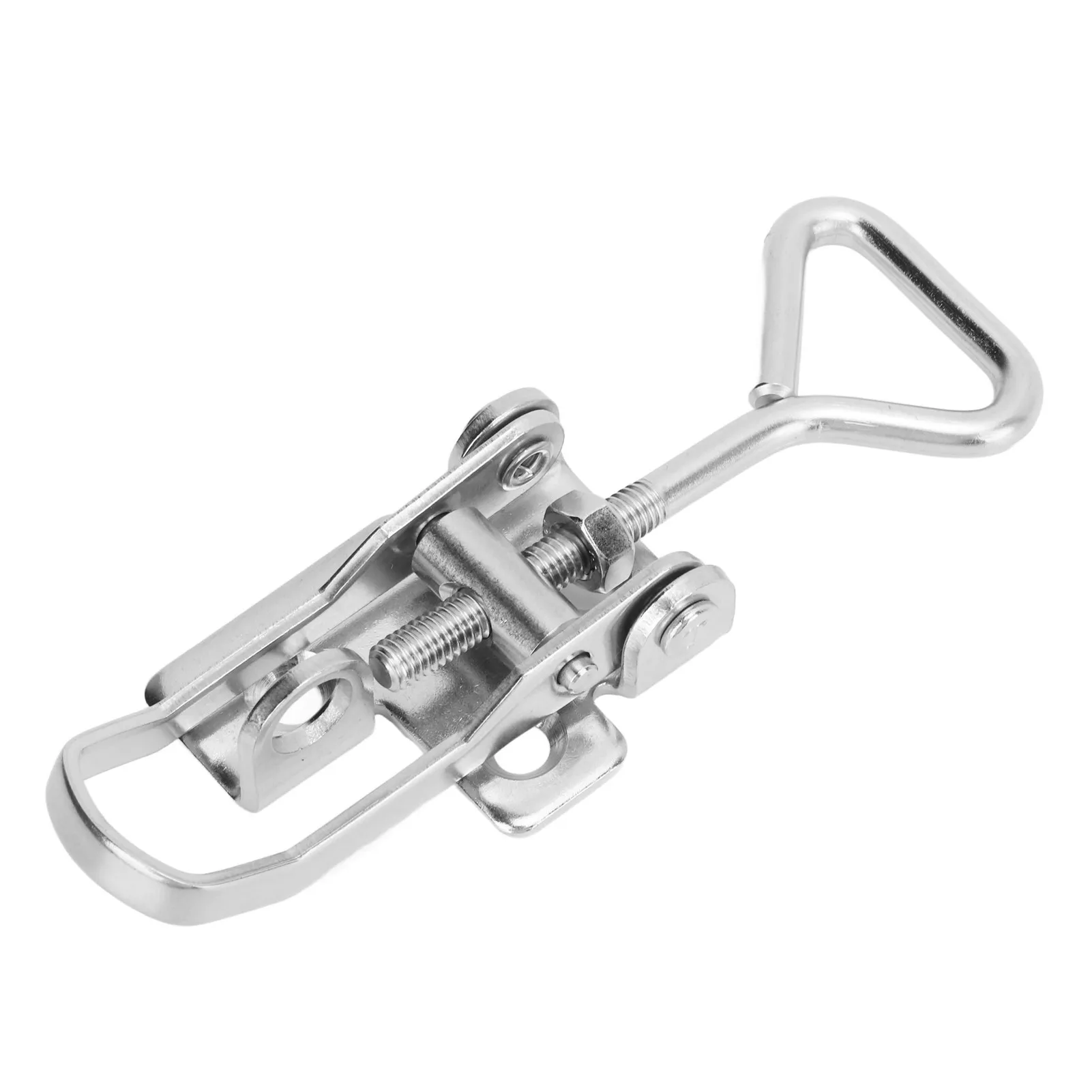 Hatch Fastener 304 Stainless Steel for Boat Marine Adjustable Latch Buckle 115‑125mm with Clamp OEM Replacement Fastener