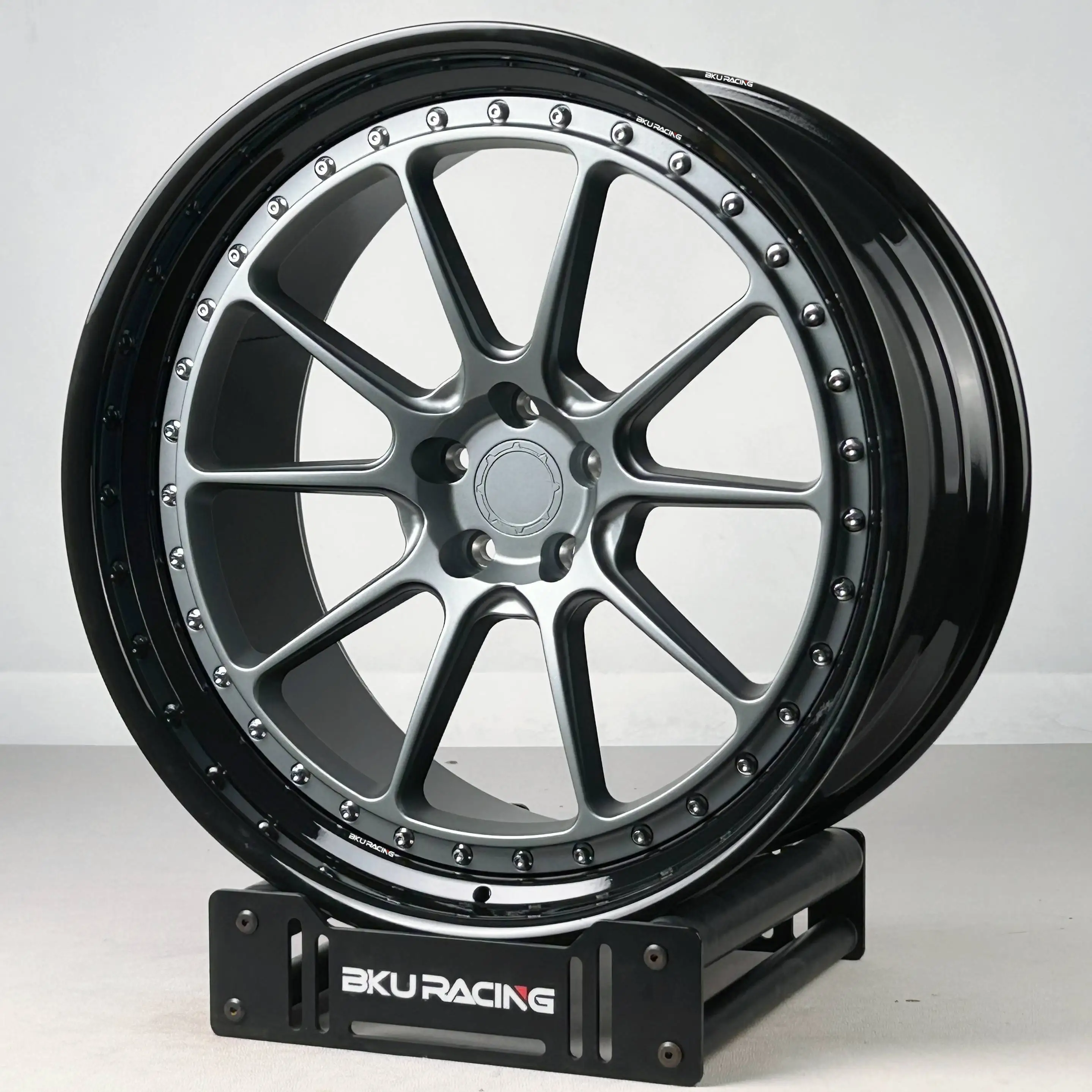 Bku Forged 2-Piece for BMW G80 G82 G83 M3 M4 F40 G20 G8X M4 Wheels 18 19 20 Inch Custom Concave Black 5X112 Alloy Car Rims 6