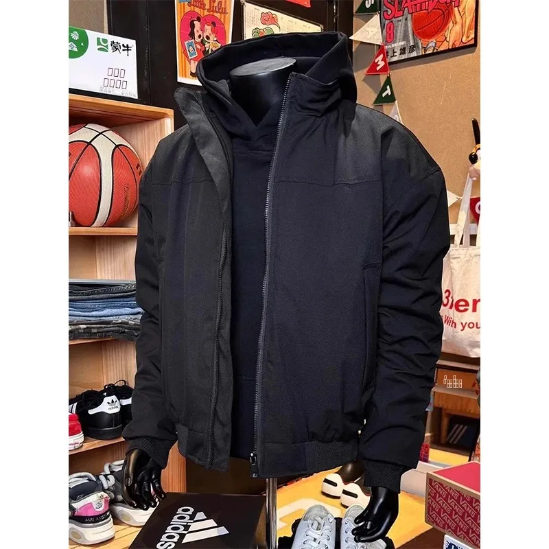 

Warmth Thiened American MA Pilot Jaet Men's Cottonwear Winter Motorcycle Clothes ort Stand Collar Outerwear